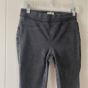 J Crew Jeans TradeMark Denim Charcoal Was Size 28 Skinny Jeggings